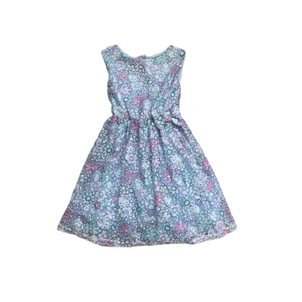 Hello Kitty Pastel Multi Color Dress Girls Size 6X